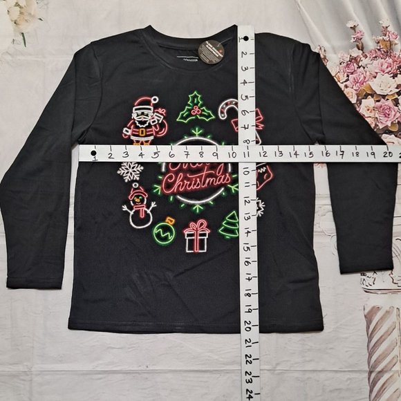 Christmas Kids/Boys Fleece Pajamas Sleep Set S - Picture 3 of 5